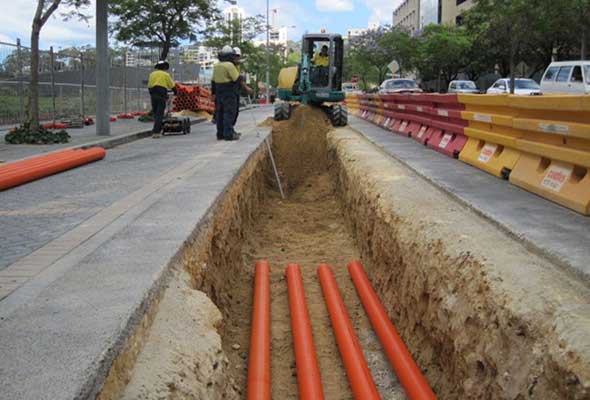 underground laying